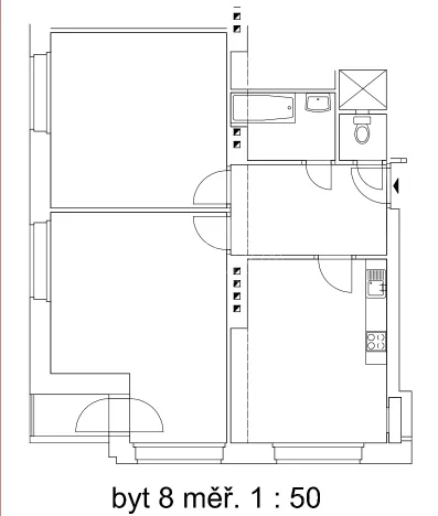 Pronájem bytu 2+1, Praha, Veleslavínská, 69 m2