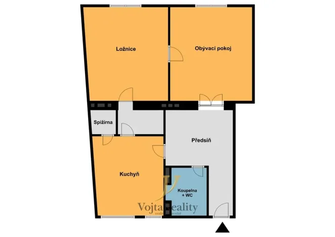 Prodej bytu 2+1, Šumperk, 8. května, 74 m2
