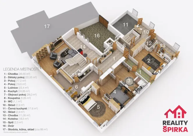 Prodej rodinného domu, Banín, 234 m2