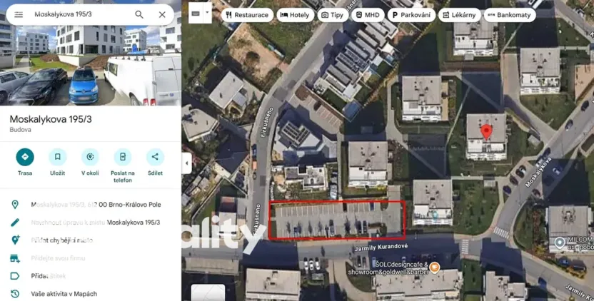 Pronájem bytu 2+kk, Brno - Sadová, Moskalykova, 45 m2