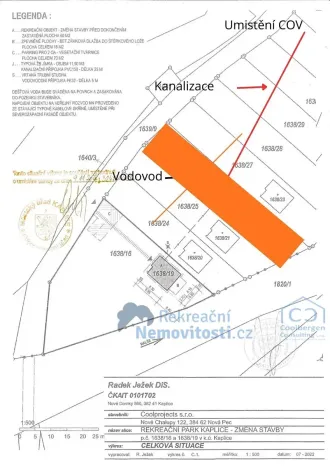 Prodej pozemku pro bydlení, Kaplice, 612 m2