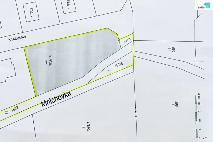 Prodej pozemku pro bydlení, Mnichovice, K Hubačovu, 2281 m2
