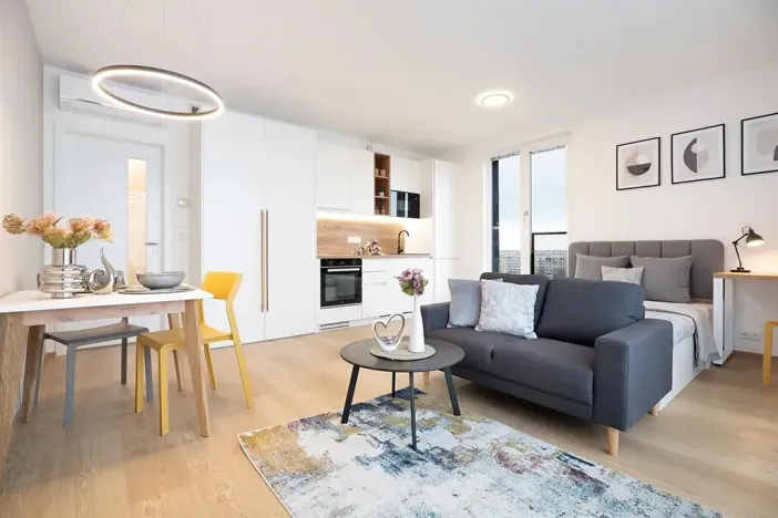 Pronájem bytu 1+kk, Praha - Prosek, Litoměřická, 32 m2