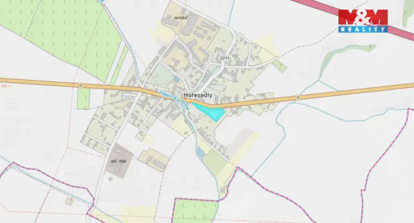 Pronájem skladu, Hořesedly, 160 m2