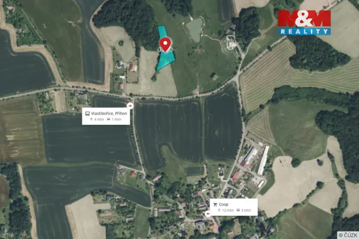 Prodej louky, Vlastibořice, 11488 m2