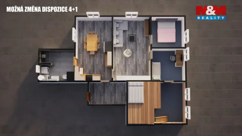 Prodej bytu 3+1, Desná - Desná II, Krkonošská, 101 m2