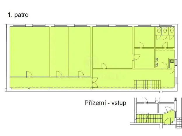 Pronájem kanceláře, Praha - Malešice, Tiskařská, 206 m2