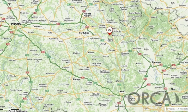 Prodej podílu lesa, Ústí nad Orlicí, 2174 m2