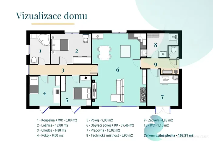 Prodej pozemku pro bydlení, Kaplice, 990 m2