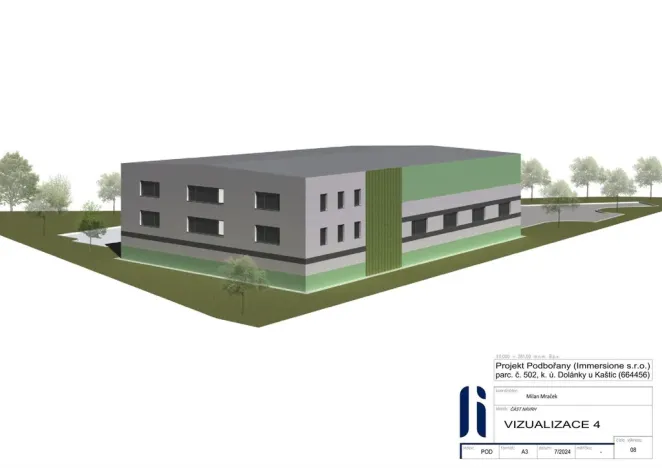 Prodej komerčního pozemku, Podbořany, 3968 m2