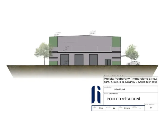 Prodej komerčního pozemku, Podbořany, 3968 m2