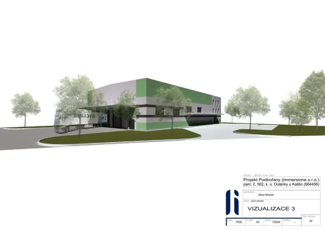 Prodej komerčního pozemku, Podbořany, 3968 m2