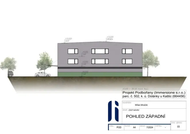 Prodej komerčního pozemku, Podbořany, 3968 m2