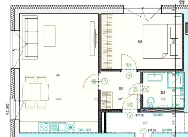 Pronájem bytu 2+kk, Havlíčkův Brod, 49 m2