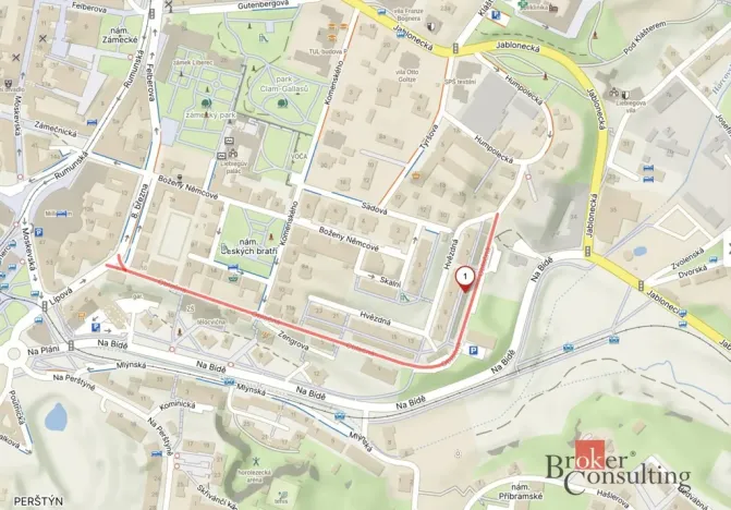 Pronájem garáže, Liberec, Oblačná, 19 m2