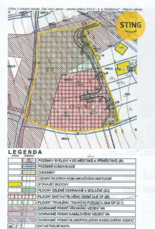Prodej pozemku pro bydlení, Ústí nad Labem - Neštěmice, 8439 m2