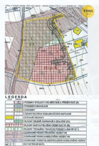 Prodej pozemku pro bydlení, Ústí nad Labem - Neštěmice, 8439 m2