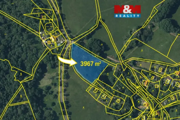 Prodej louky, Třebívlice, 3967 m2