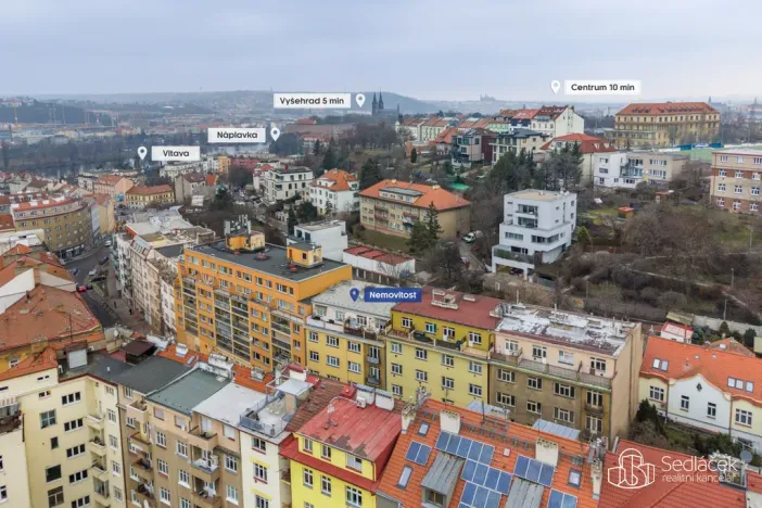 Prodej bytu 3+kk, Praha - Podolí, Sinkulova, 78 m2