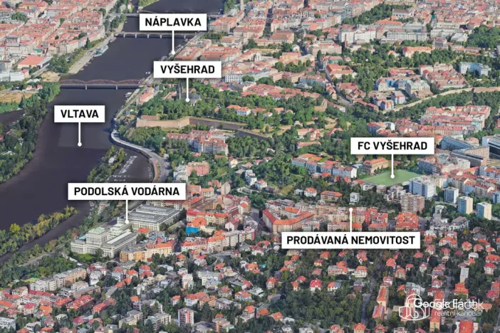 Prodej bytu 3+kk, Praha - Podolí, Sinkulova, 78 m2