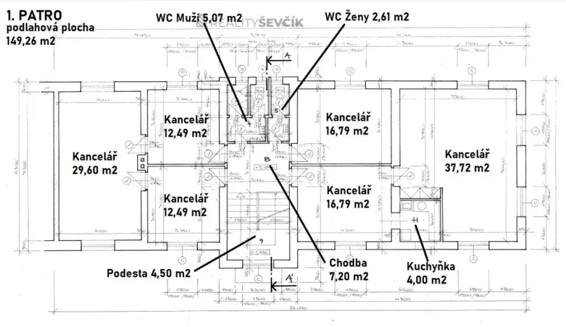 Prodej obchodního prostoru, České Budějovice - České Budějovice 4, Hlinská, 440 m2