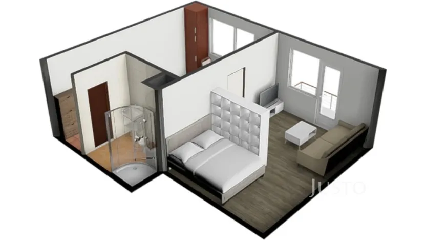 Prodej bytu 1+1, Písek - Budějovické Předměstí, třída Přátelství, 38 m2