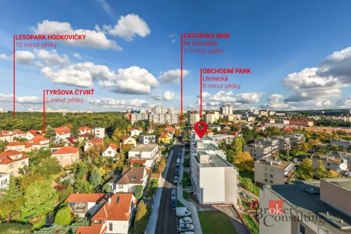 Prodej bytu 2+1, Praha - Modřany, K otočce, 53 m2