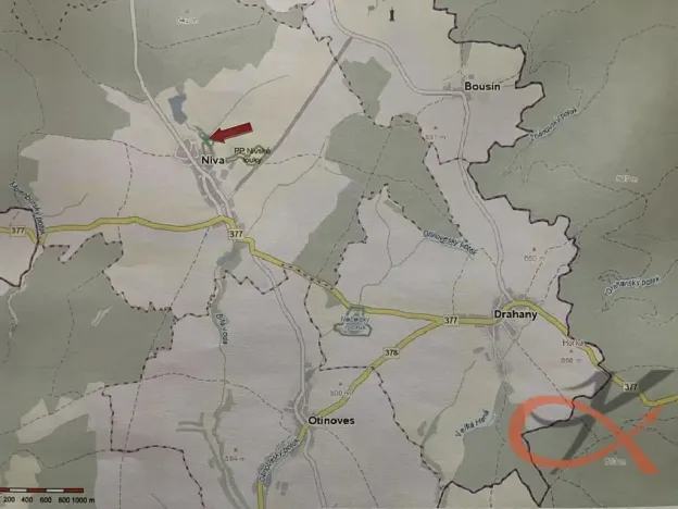 Prodej louky, Niva, 3356 m2