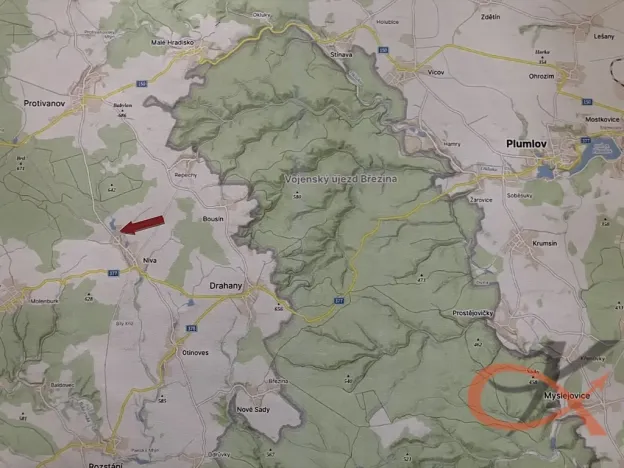 Prodej louky, Niva, 3356 m2