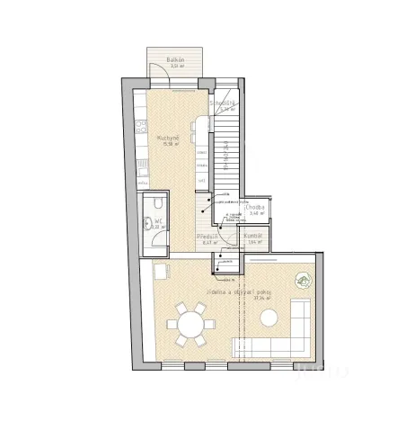 Prodej bytu 3+kk, Písek - Budějovické Předměstí, Prokopova, 120 m2