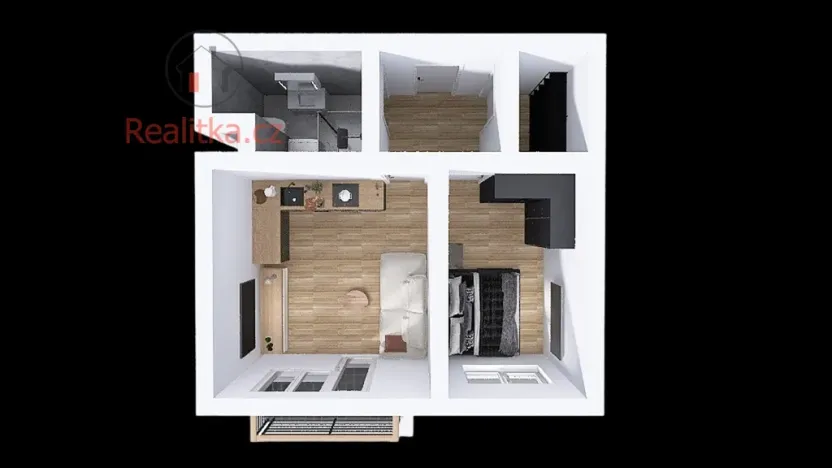 Prodej bytu 2+kk, Mělník, Vlasákova, 38 m2