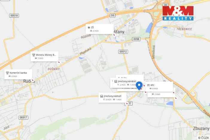 Pronájem bytu 4+1, Jinočany, Náměstí 5. května, 127 m2