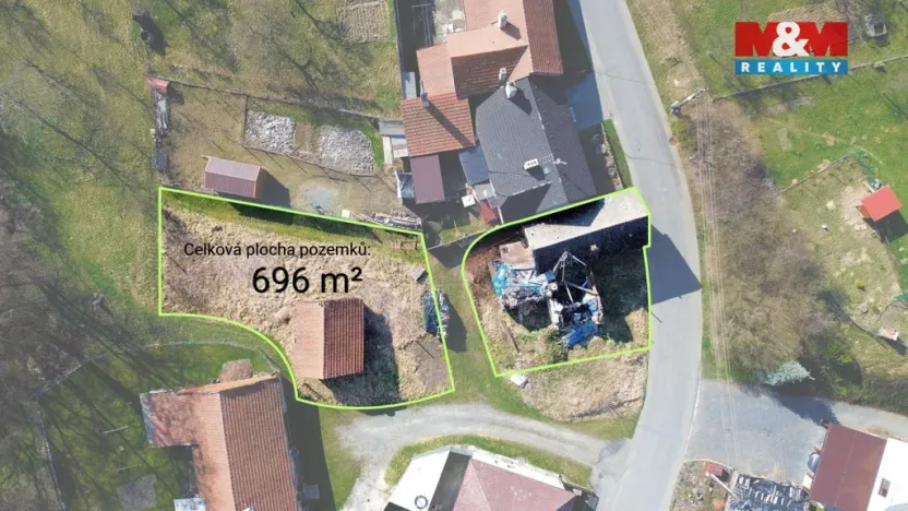 Prodej pozemku, Loukov, 696 m2