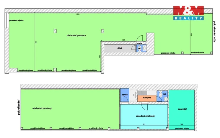 Pronájem kanceláře, Ostrava, Brandlova, 234 m2