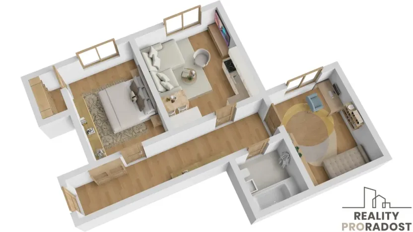 Prodej bytu 3+kk, Ostrava - Zábřeh, Březinova, 61 m2