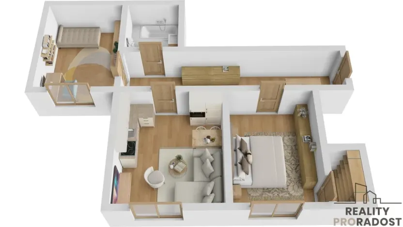 Prodej bytu 3+kk, Ostrava - Zábřeh, Březinova, 61 m2