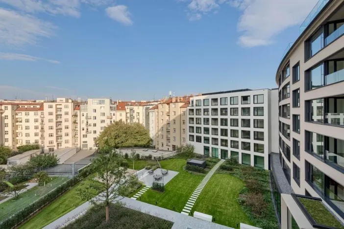 Pronájem bytu 1+kk, Praha - Bubeneč, Vítězné náměstí, 37 m2