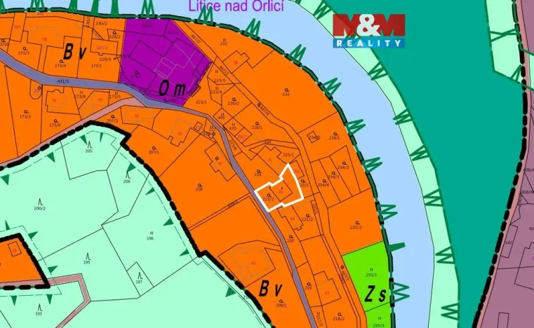Prodej pozemku pro bydlení, Záchlumí - Litice nad Orlicí, 390 m2