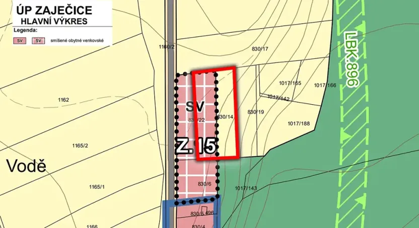 Prodej pozemku pro bydlení, Zaječice, 3393 m2