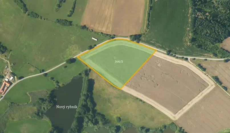 Prodej podílu pole, Borovná, 60983 m2