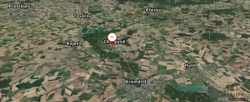 Prodej zahrady, Chropyně, 380 m2