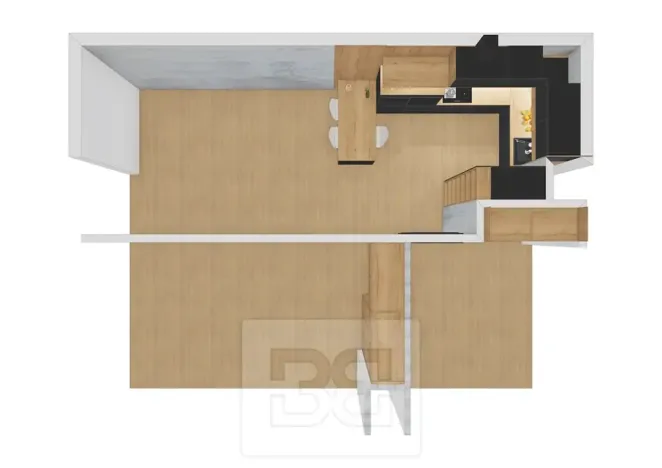 Pronájem bytu 2+kk, Praha - Čimice, Hrašeho, 53 m2