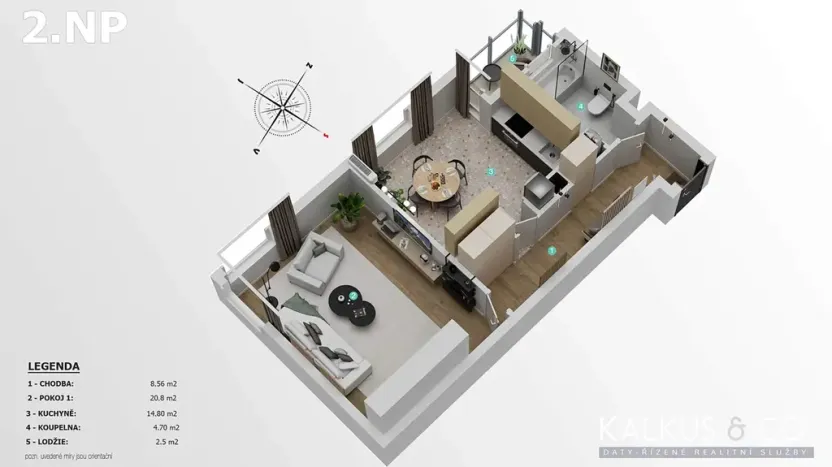 Prodej bytu 1+1, Hořice, Máchova, 49 m2