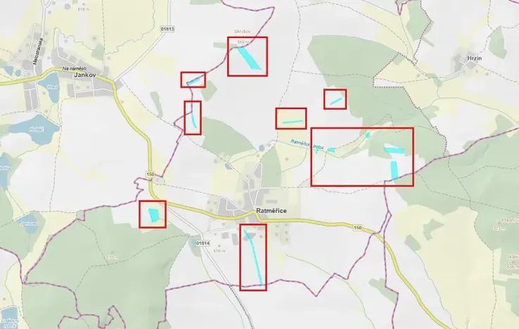 Prodej pole, Ratměřice, 58545 m2