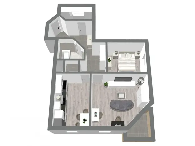 Prodej bytu 2+1, Liberec, Křížová, 62 m2