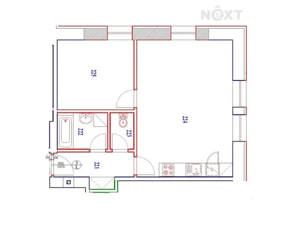 Prodej bytu 2+kk, Černý Důl, 49 m2