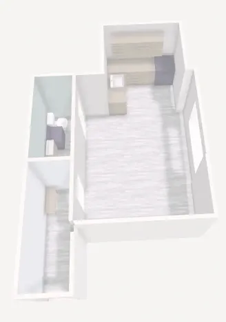 Pronájem bytu 1+kk, Praha - Břevnov, Hošťálkova, 27 m2