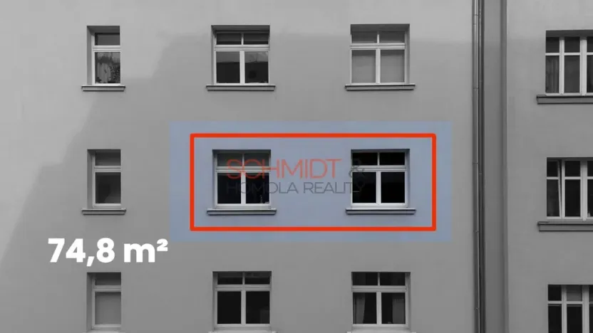 Pronájem bytu 3+kk, Brno - Veveří, Bayerova, 75 m2