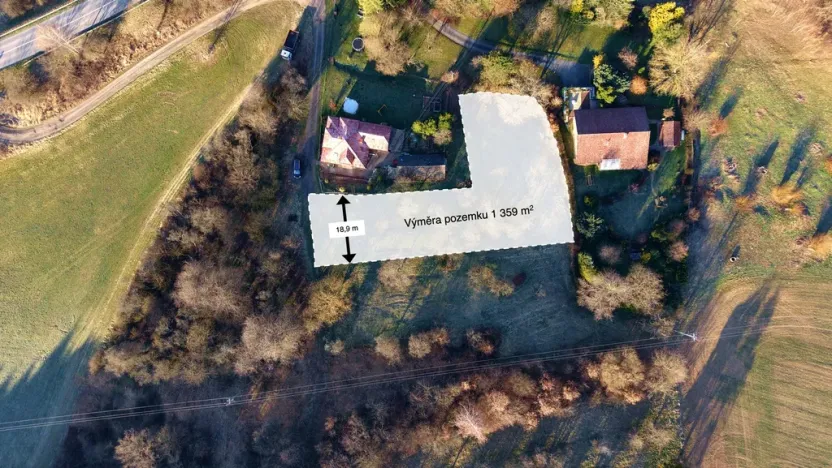 Prodej pozemku pro bydlení, Zlín - Kostelec, 1359 m2