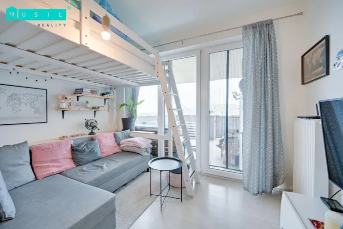 Pronájem bytu 1+kk, Olomouc - Řepčín, Edvarda Beneše, 26 m2